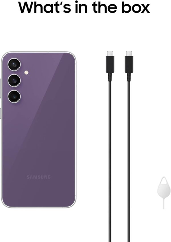 SAMSUNG Galaxy S23 FE AI Phone, 128GB Unlocked Android Smartphone, Long Battery Life, Premium Processor, Tough Gorilla Glass Display, Hi-Res 50MP Camera, US Version, 2023, Purple - Image 14